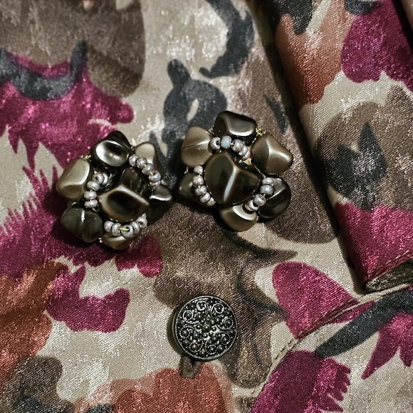 Vintage 80's Jocardi floral print blouse. Size 16. - Picture 15 of 15